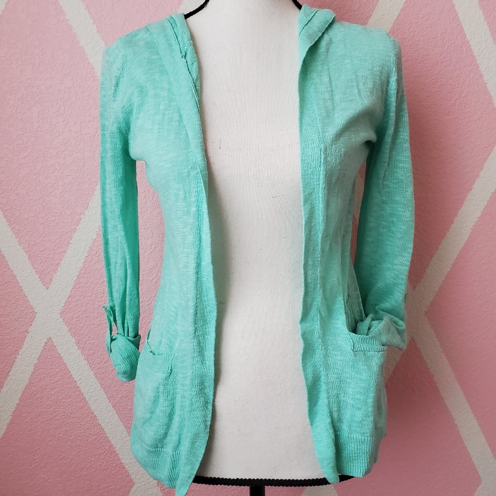 Maurices Mint Sweater Cardigan